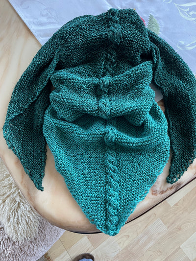 Kundenfoto zu Strickset Sommerschal "Alpenrose"