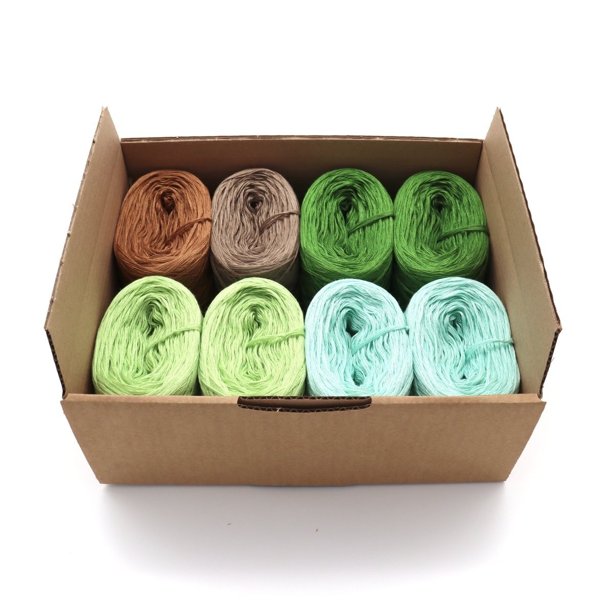 Colour Block Boxen - Bobbel Wolle und Farbverlaufsgarn von Chiemseegarn