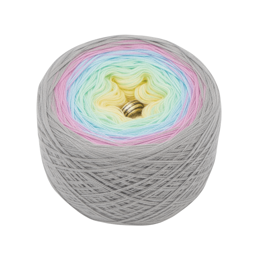 Frühlingstraum - Bobbel Wolle und Farbverlaufsgarn von Chiemseegarn