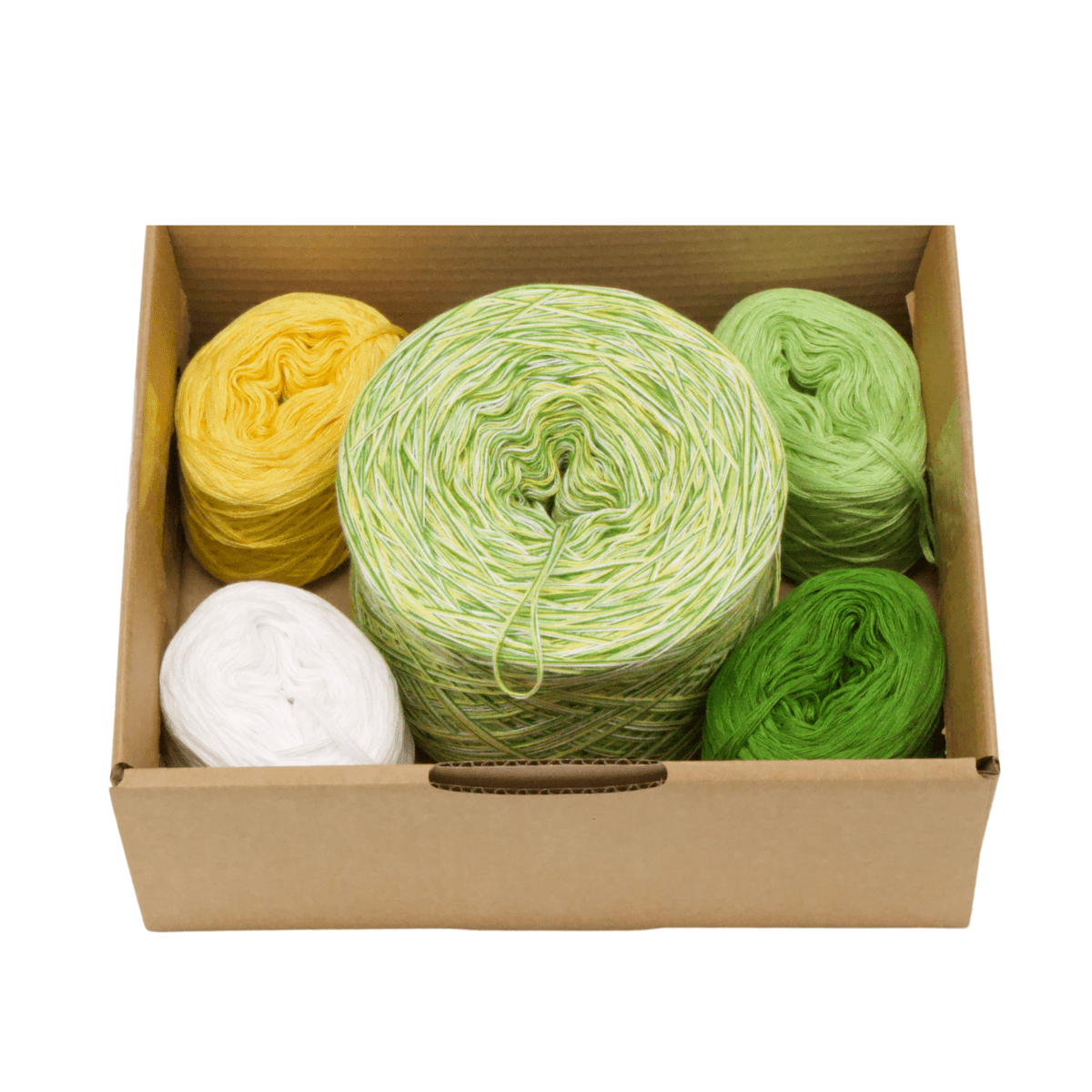 Konfettibox "Limonello" - Bobbel Wolle und Farbverlaufsgarn von Chiemseegarn