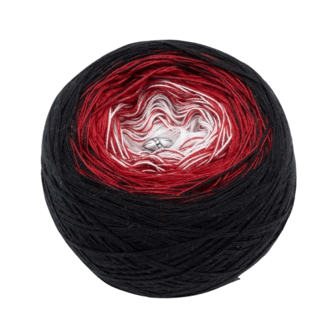 Schwarzwälder Kirsch - Bobbel Wolle und Farbverlaufsgarn von Chiemseegarn