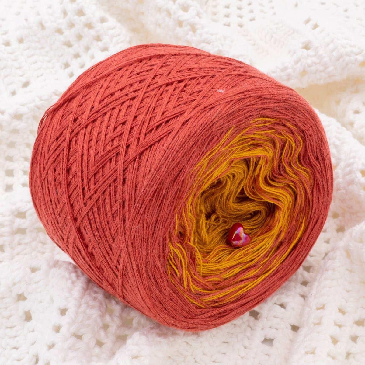 Abendsonne - Bobbel Wolle und Farbverlaufsgarn von Chiemseegarn