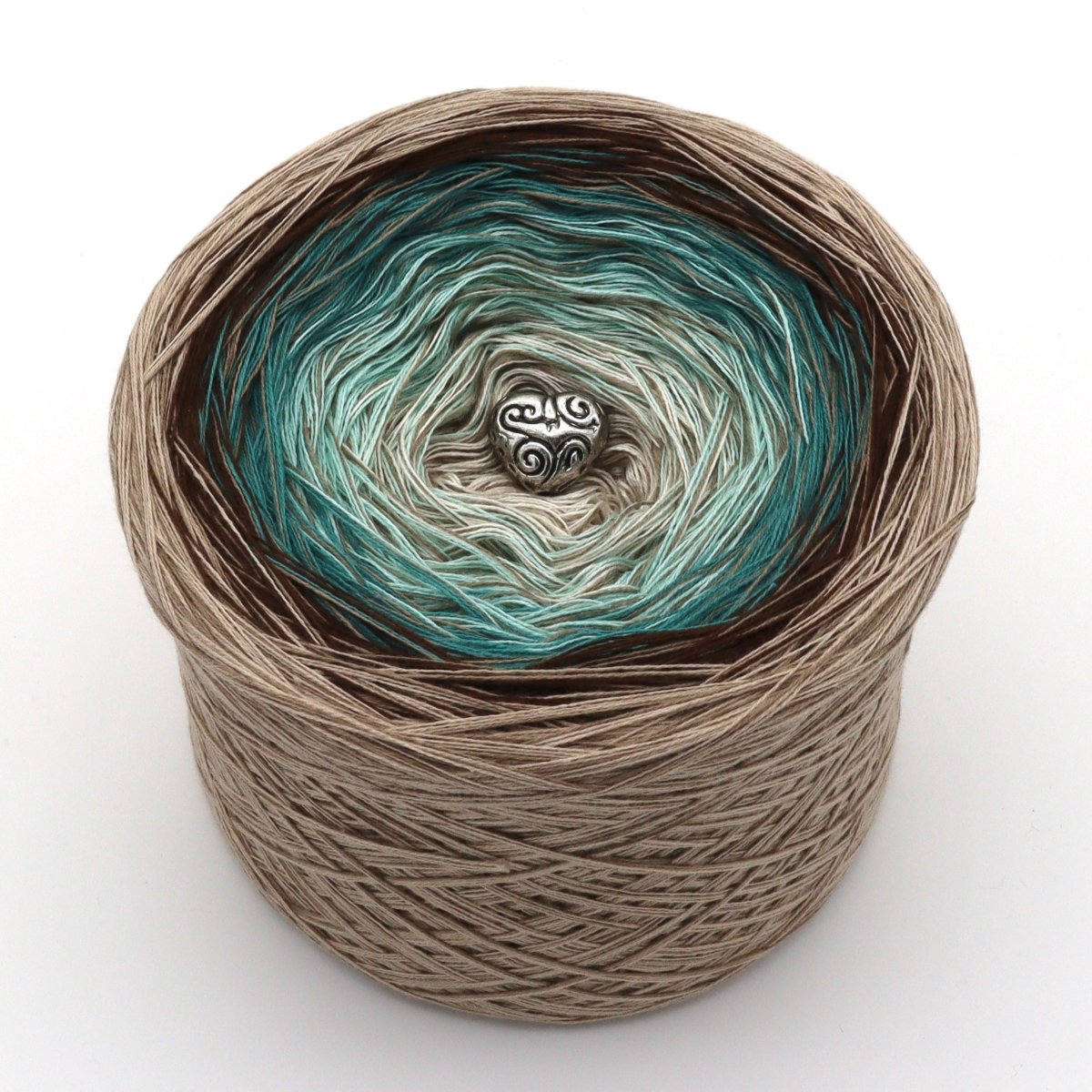 Chiemseestrand - Bobbel Wolle und Farbverlaufsgarn von Chiemseegarn