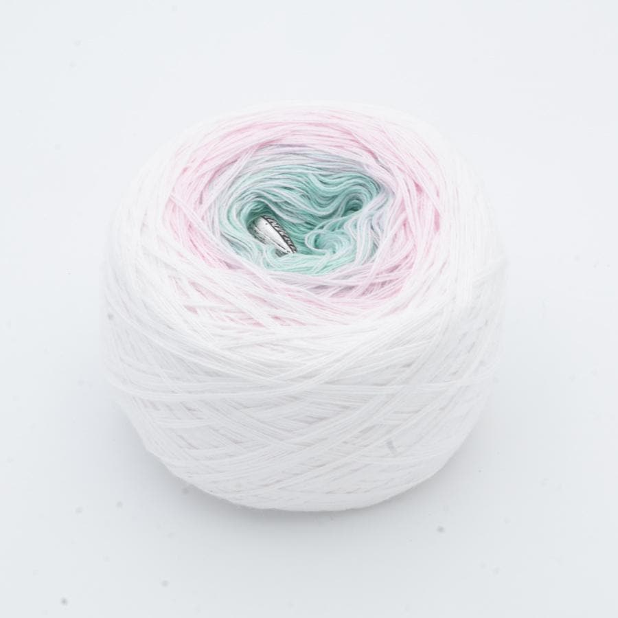 Salzkristall - Bobbel Wolle und Farbverlaufsgarn von Chiemseegarn