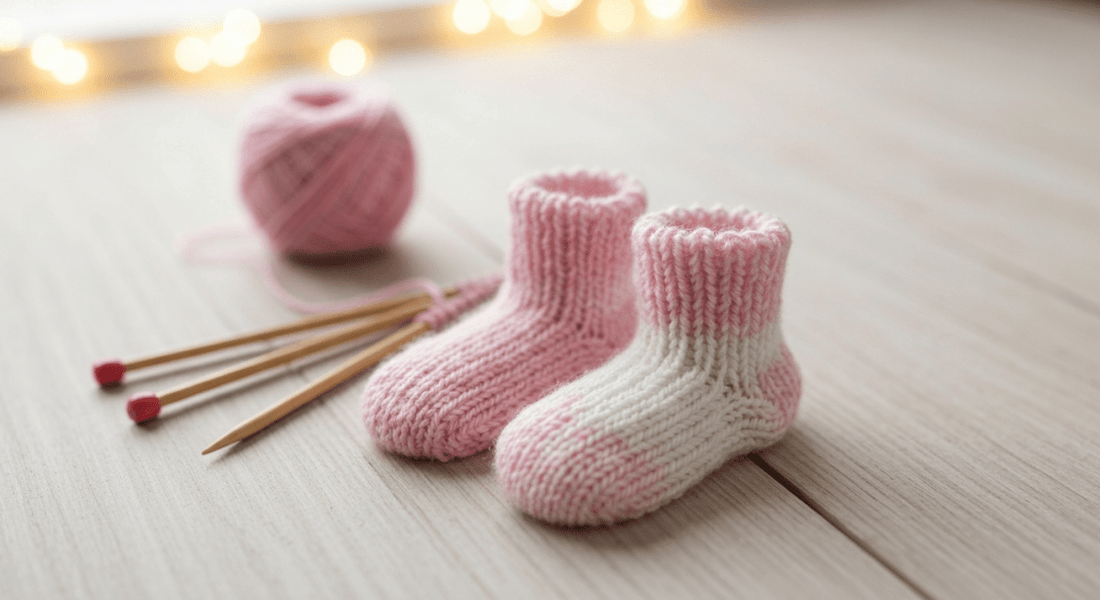 Babysocken stricken: Einfache Anleitung mit Größentabelle - Chiemseegarn