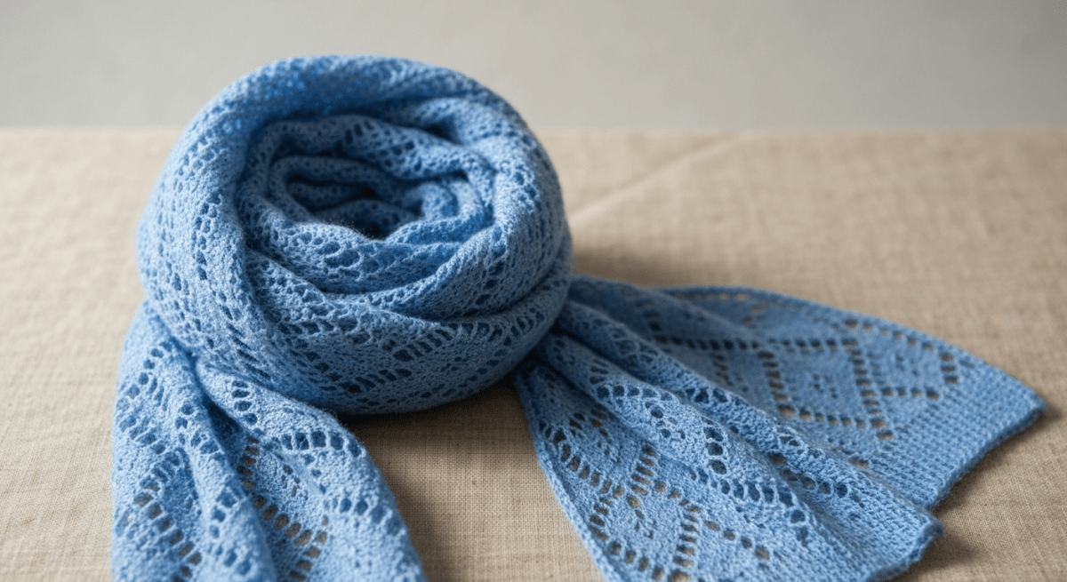 Der perfekte Begleiter: Luftiger Schal stricken mit Anleitung - Chiemseegarn