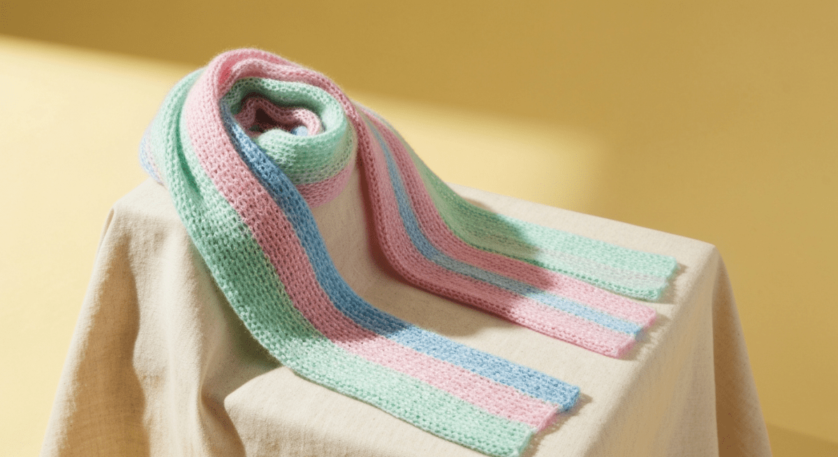 Dünne Wolle, große Wirkung: Loop-Schal selbst gestrickt - Chiemseegarn