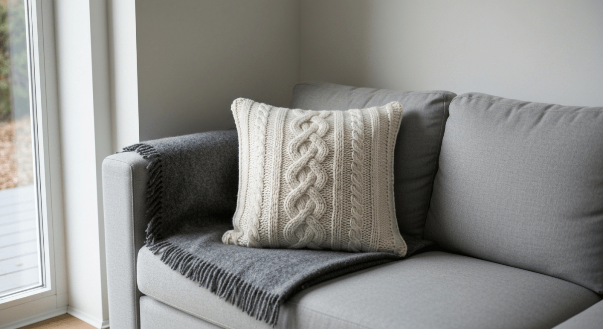 Gemütlichkeit selbst gemacht: Kissen stricken für Anfänger - Chiemseegarn