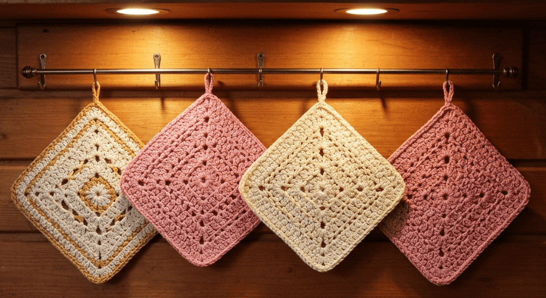 Handarbeitsspaß: Omas Topflappen Häkeln Anleitung kostenlos - Chiemseegarn