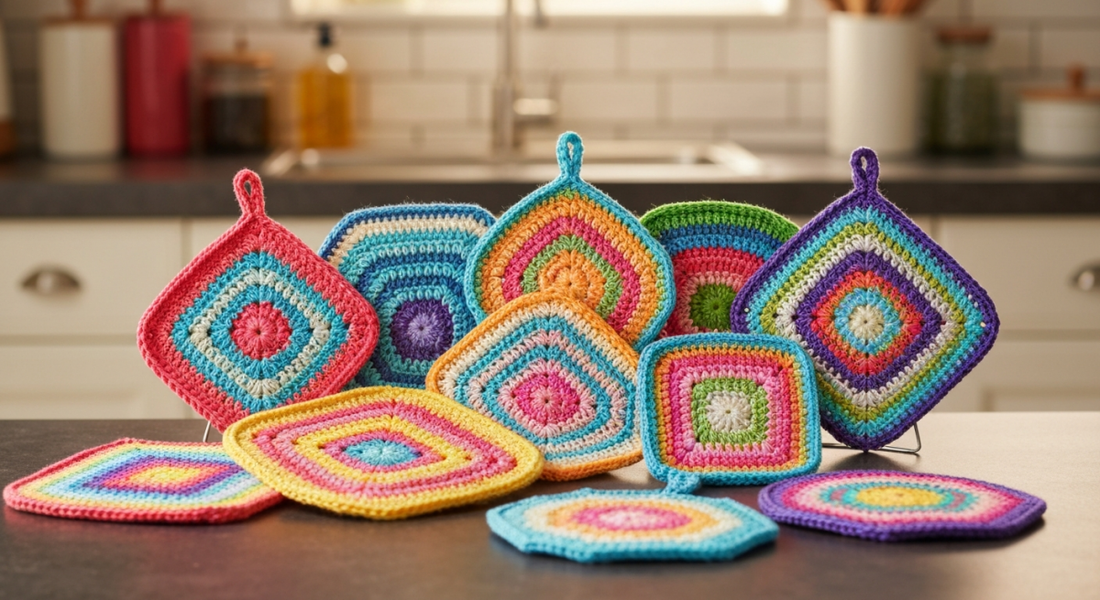 Kreative Anleitungen für Kostenlos Ausgefallene Topflappen Häkeln - Chiemseegarn