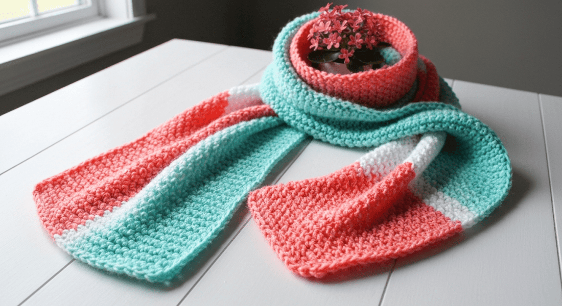 Sommer Loop-Schal stricken: Kostenfreie Anleitung für Strickliebhaberinnen - Chiemseegarn