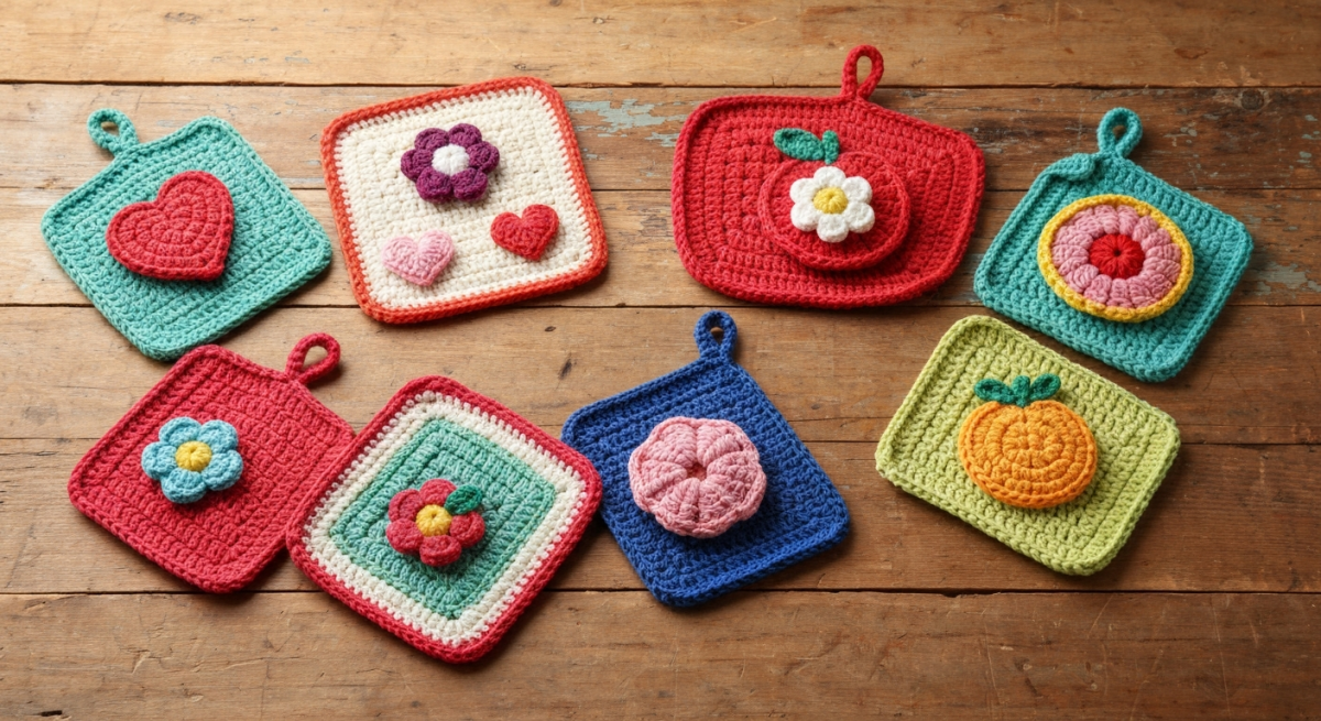 Von Profis lernen: Motiv-Topflappen häkeln leicht gemacht (kostenlos) - Chiemseegarn