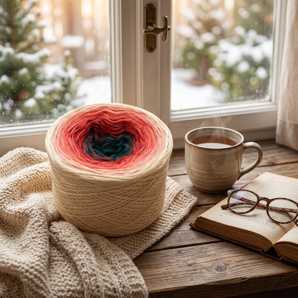 1. Advent – Farbverlaufsgarn von Chiemseegarn