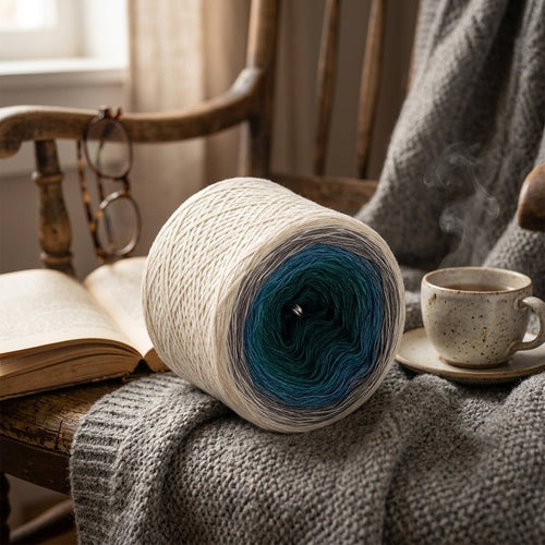2. Advent – Farbverlaufsgarn von Chiemseegarn