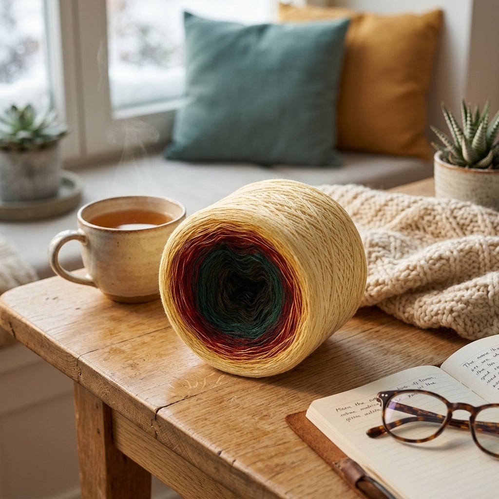 3. Advent – Farbverlaufsgarn von Chiemseegarn