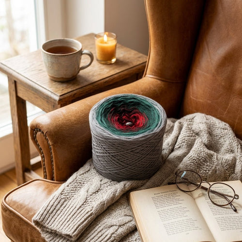 4. Advent – Farbverlaufsgarn von Chiemseegarn