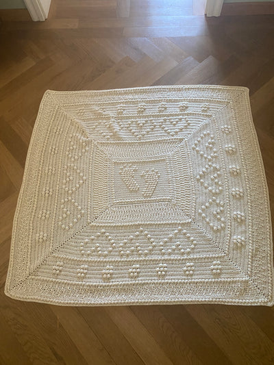 Kundenfoto zu Einfarbiges gefachtes Garn "Creme"