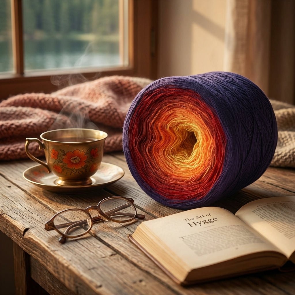 Abendrot – Farbverlaufsgarn von Chiemseegarn