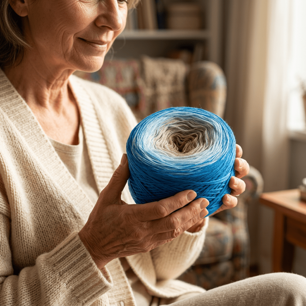 Adriaküste – Farbverlaufsgarn von Chiemseegarn