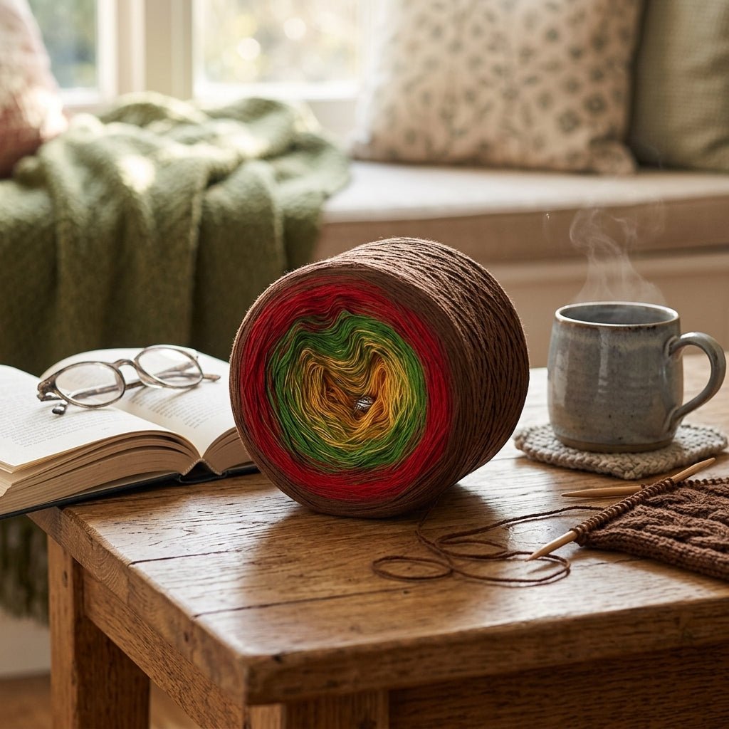 Aktionsbobbel - Paella – Farbverlaufsgarn von Chiemseegarn