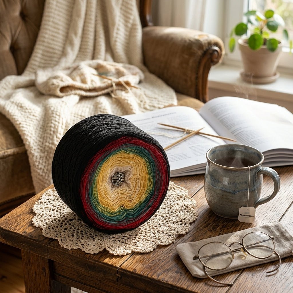 Aktionsbobbel - Sachsen - Anhalt – Farbverlaufsgarn von Chiemseegarn