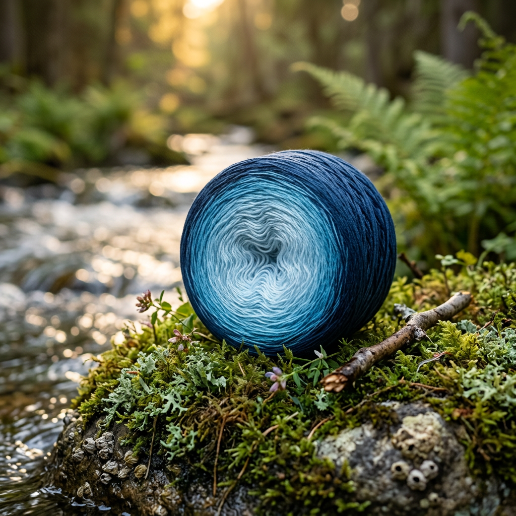 Arktis – Farbverlaufsgarn von Chiemseegarn