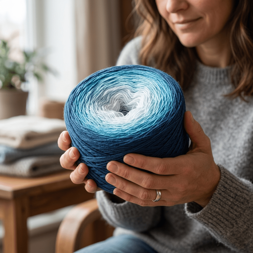 Arktis – Farbverlaufsgarn von Chiemseegarn