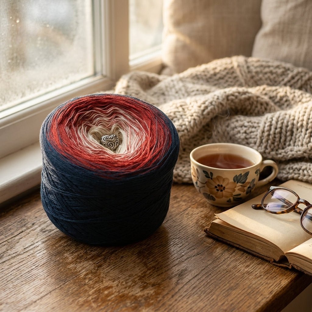 Australian sunset – Farbverlaufsgarn von Chiemseegarn