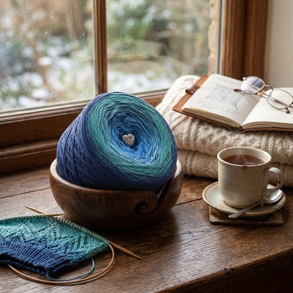 Australische Tiefsee – Farbverlaufsgarn von Chiemseegarn