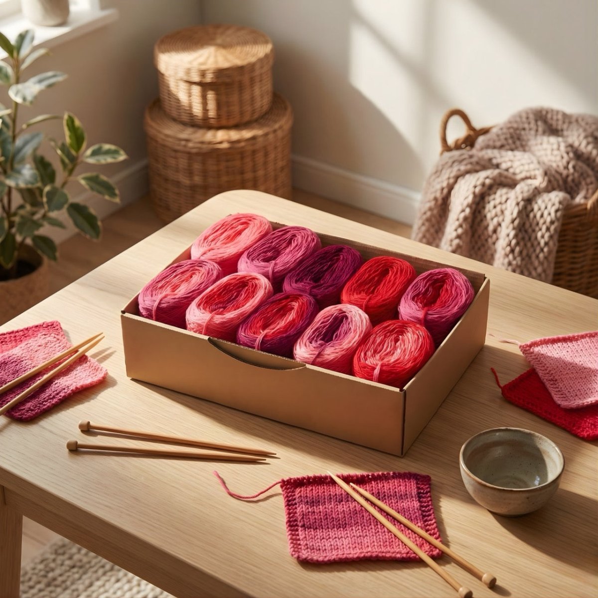 Balance Box - Bobbel Wolle und Farbverlaufsgarn von Chiemseegarn