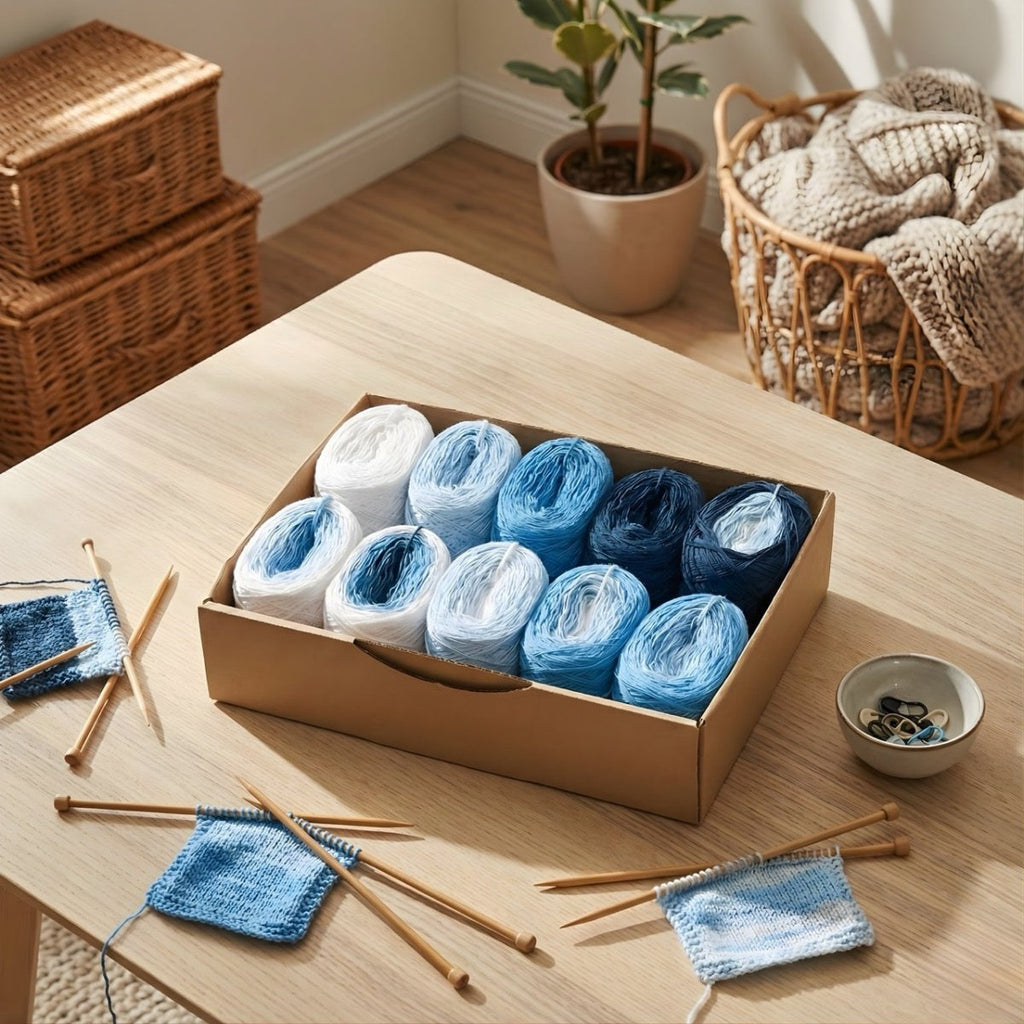 Balance Box - Bobbel Wolle und Farbverlaufsgarn von Chiemseegarn