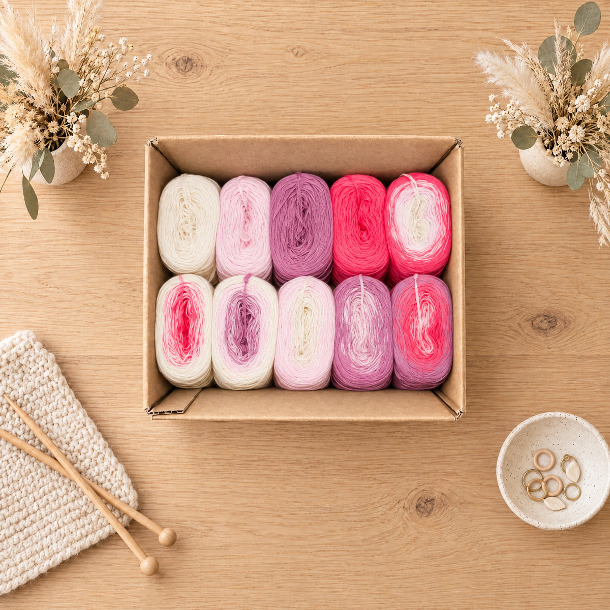 Balance Box Rosa – von oben