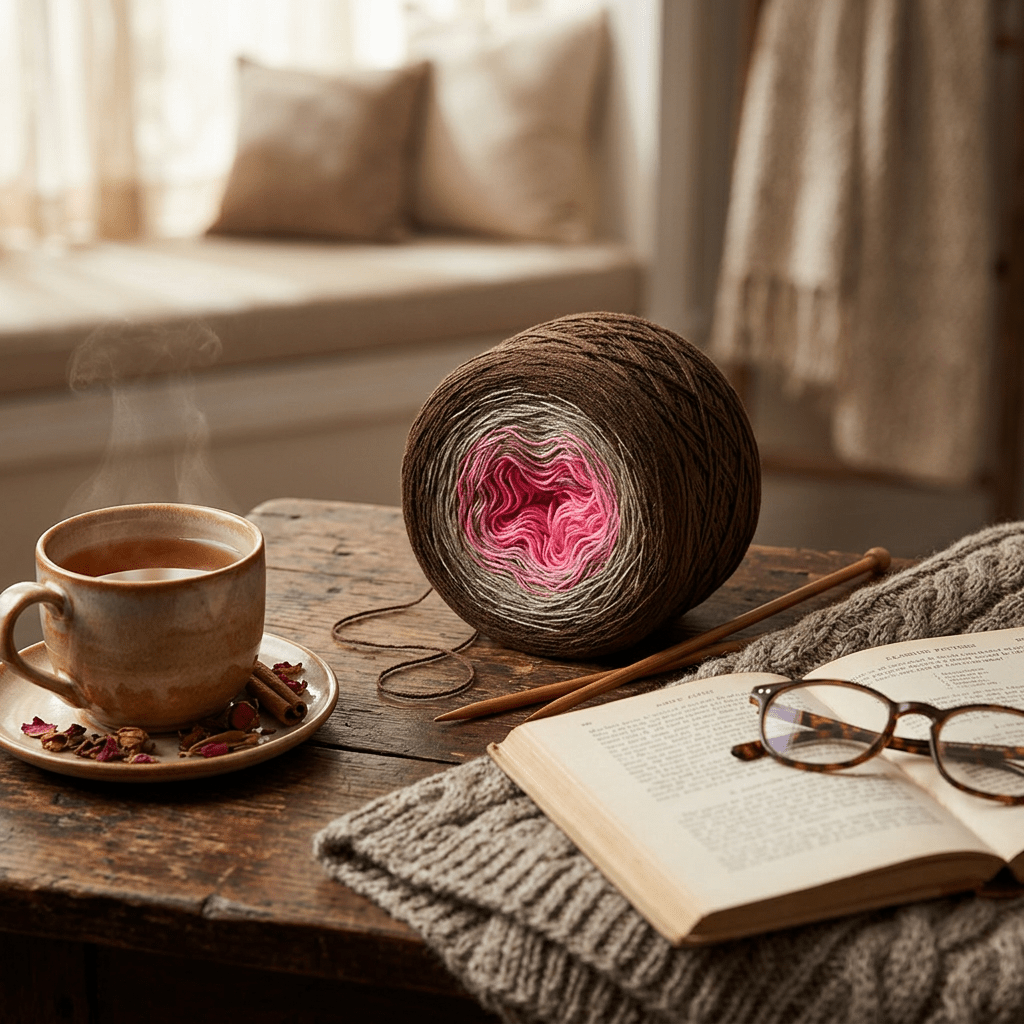 Bauerndirndl – Farbverlaufsgarn von Chiemseegarn