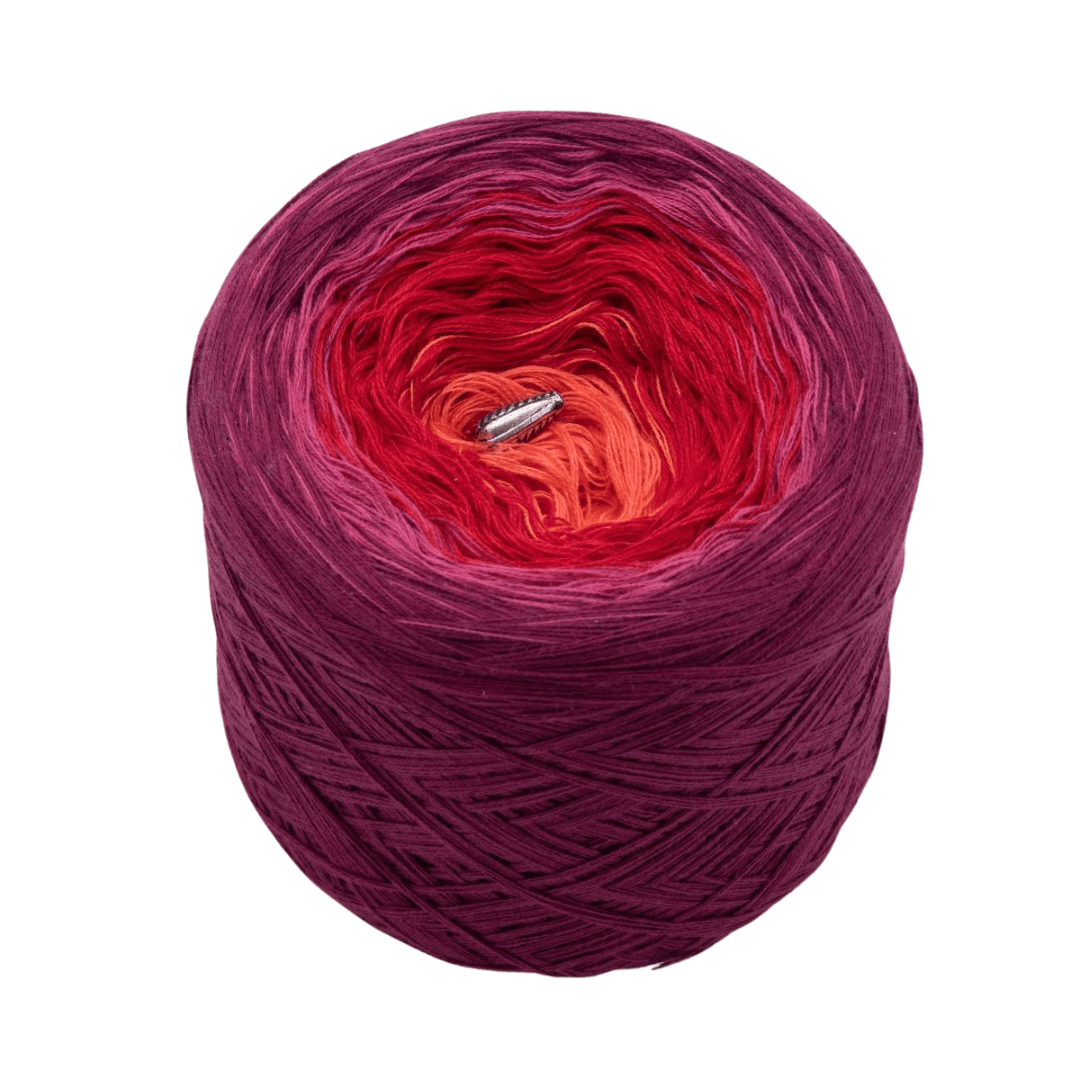 Beerencocktail - Bobbel Wolle und Farbverlaufsgarn von Chiemseegarn