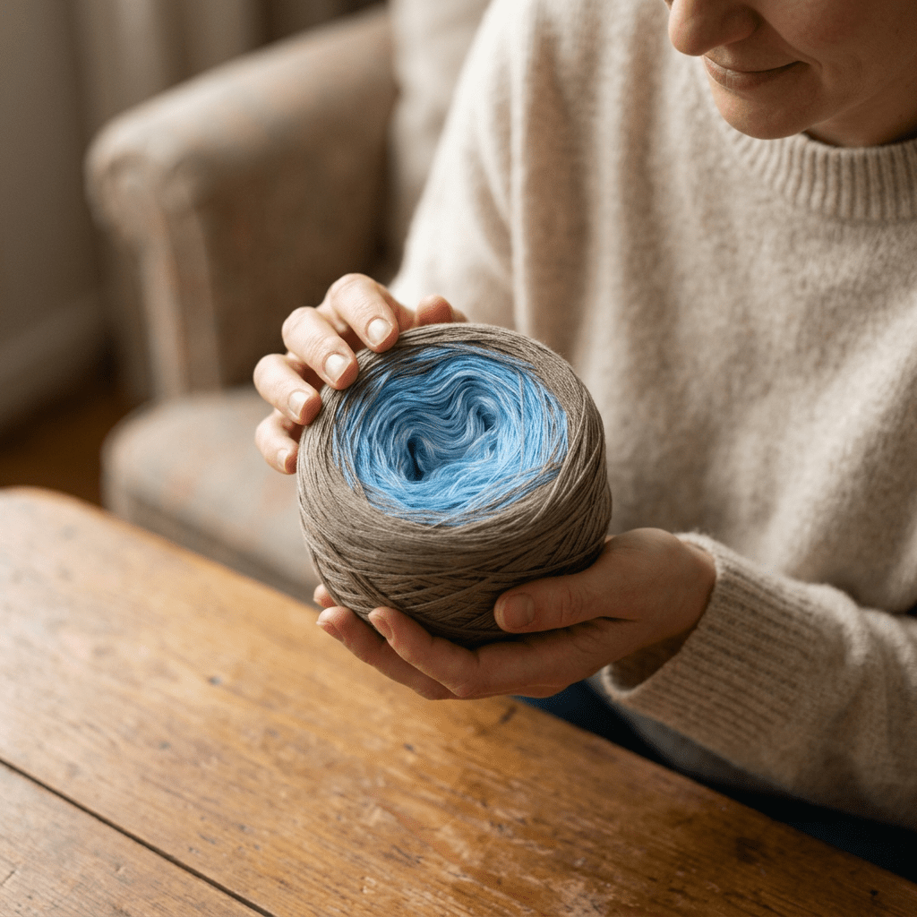 Bergbach – Farbverlaufsgarn von Chiemseegarn