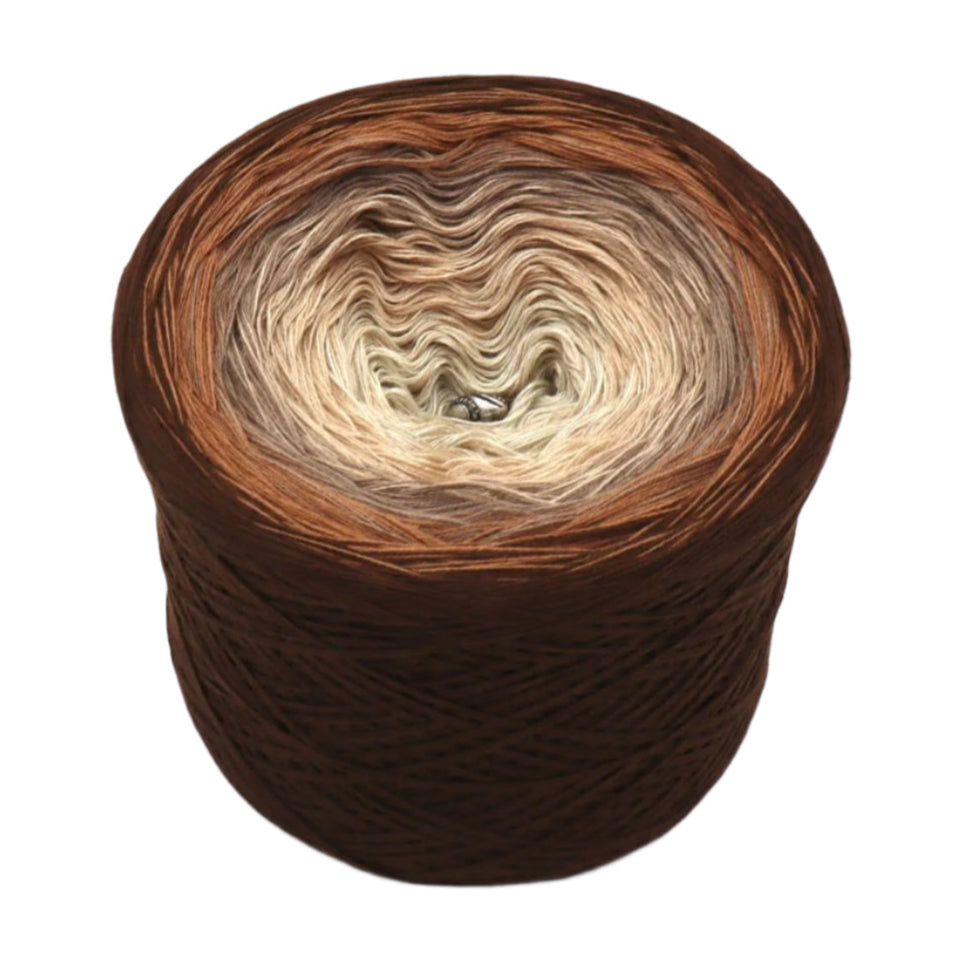 Bergtour - Bobbel Wolle und Farbverlaufsgarn von Chiemseegarn