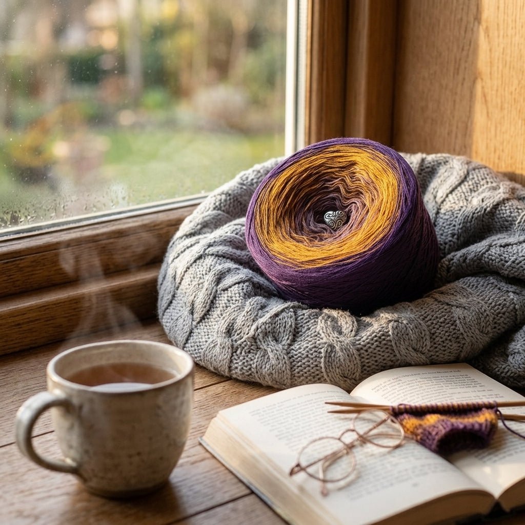 Besuch auf dem Bazar – Farbverlaufsgarn von Chiemseegarn