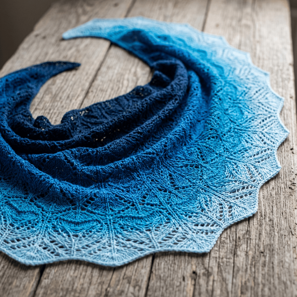 Blaue Lagune – Farbverlaufsgarn von Chiemseegarn