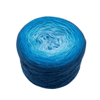 Blaue Lagune – Farbverlaufsgarn von Chiemseegarn