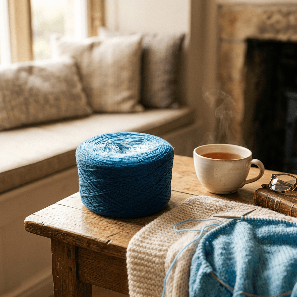 Blaue Lagune – Farbverlaufsgarn von Chiemseegarn