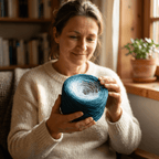 Blaue Stunde – Farbverlaufsgarn von Chiemseegarn