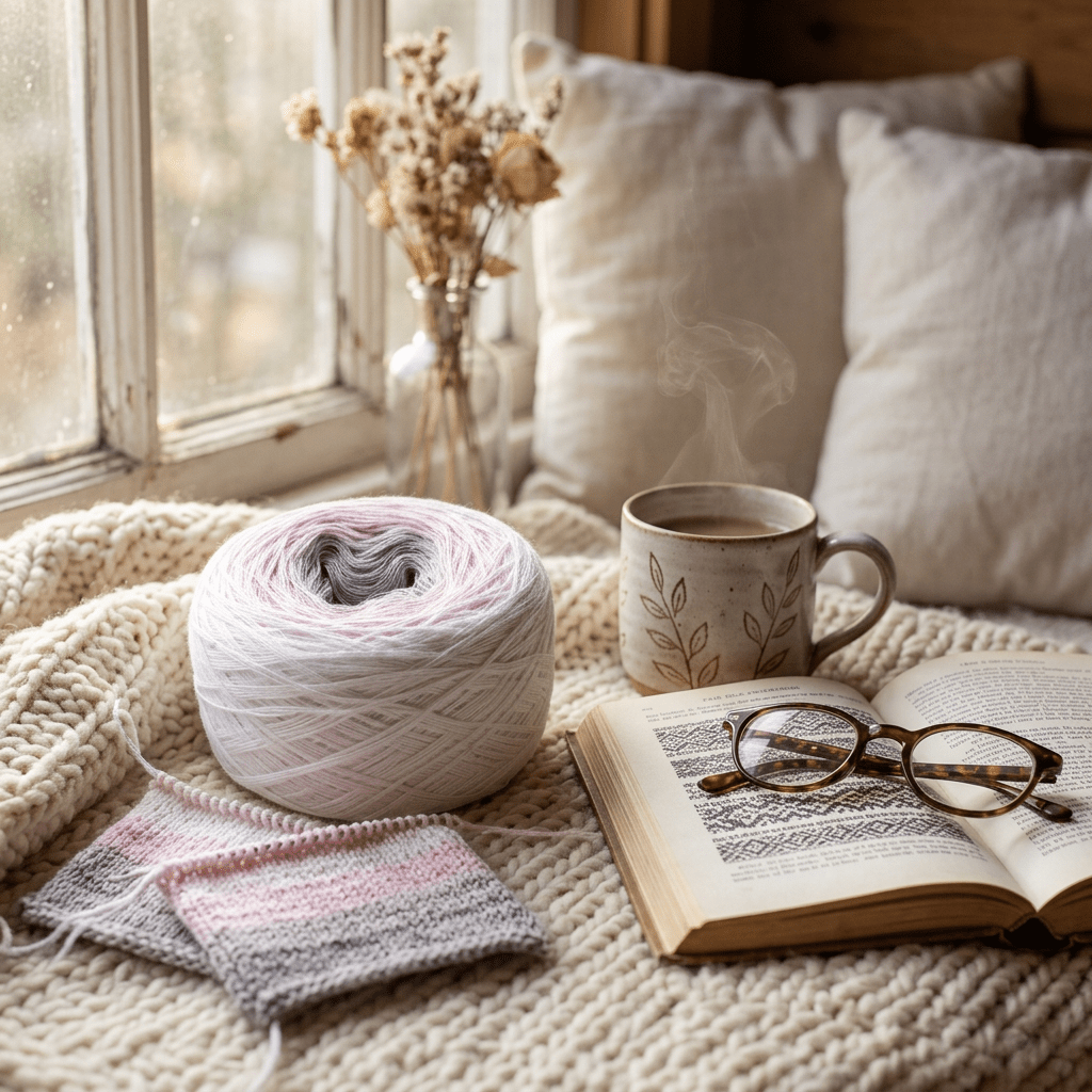 Blütenstaub – Farbverlaufsgarn von Chiemseegarn