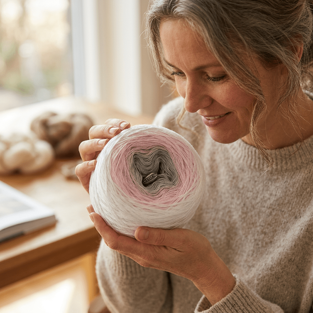 Blütenstaub – Farbverlaufsgarn von Chiemseegarn