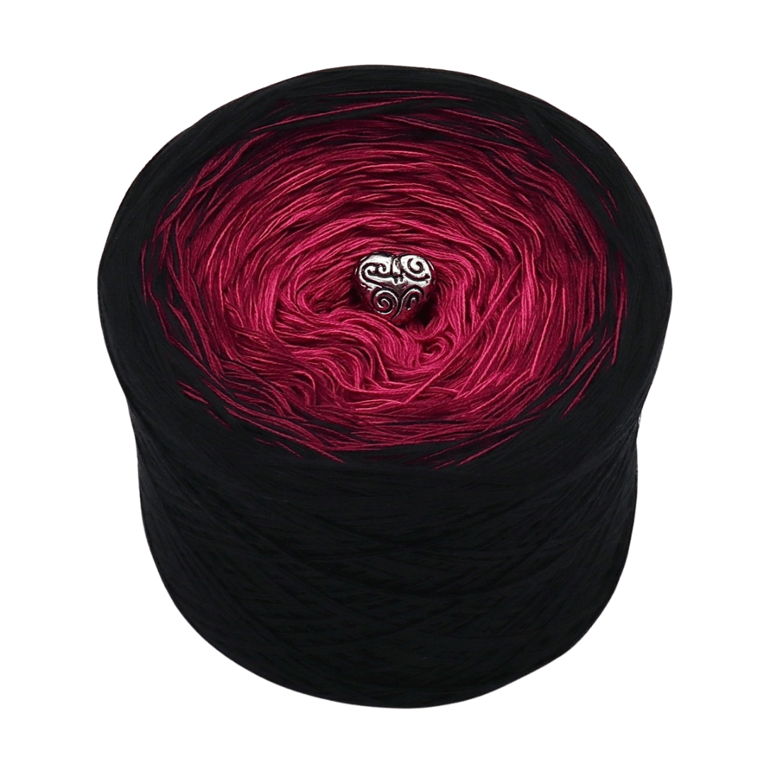 Blutmond - Bobbel Wolle und Farbverlaufsgarn von Chiemseegarn