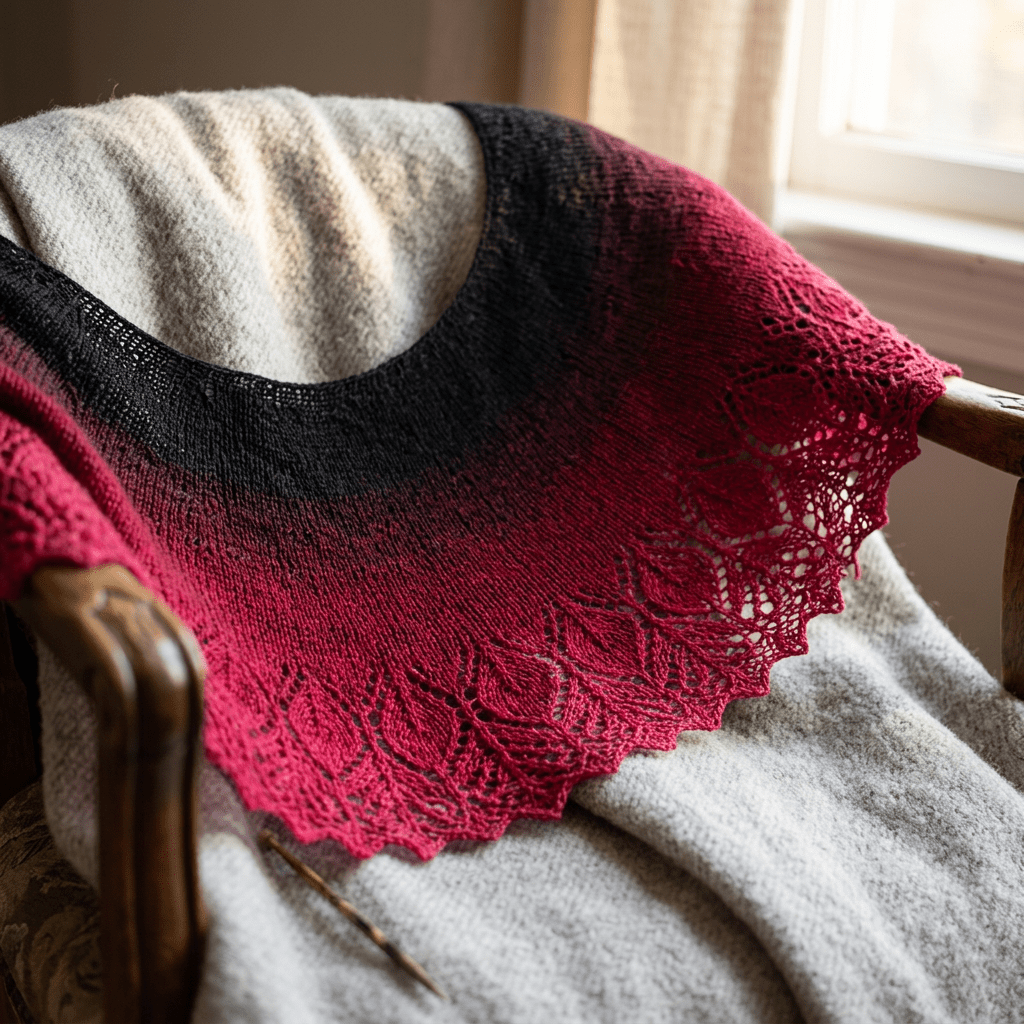 Blutmond – Farbverlaufsgarn von Chiemseegarn