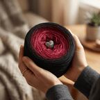 Blutmond – Farbverlaufsgarn von Chiemseegarn