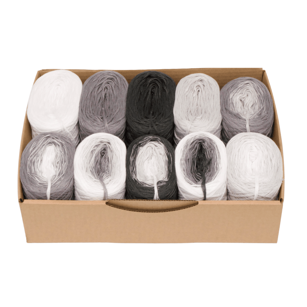 Bobbel Kombi Boxen - Bobbel Wolle und Farbverlaufsgarn von Chiemseegarn