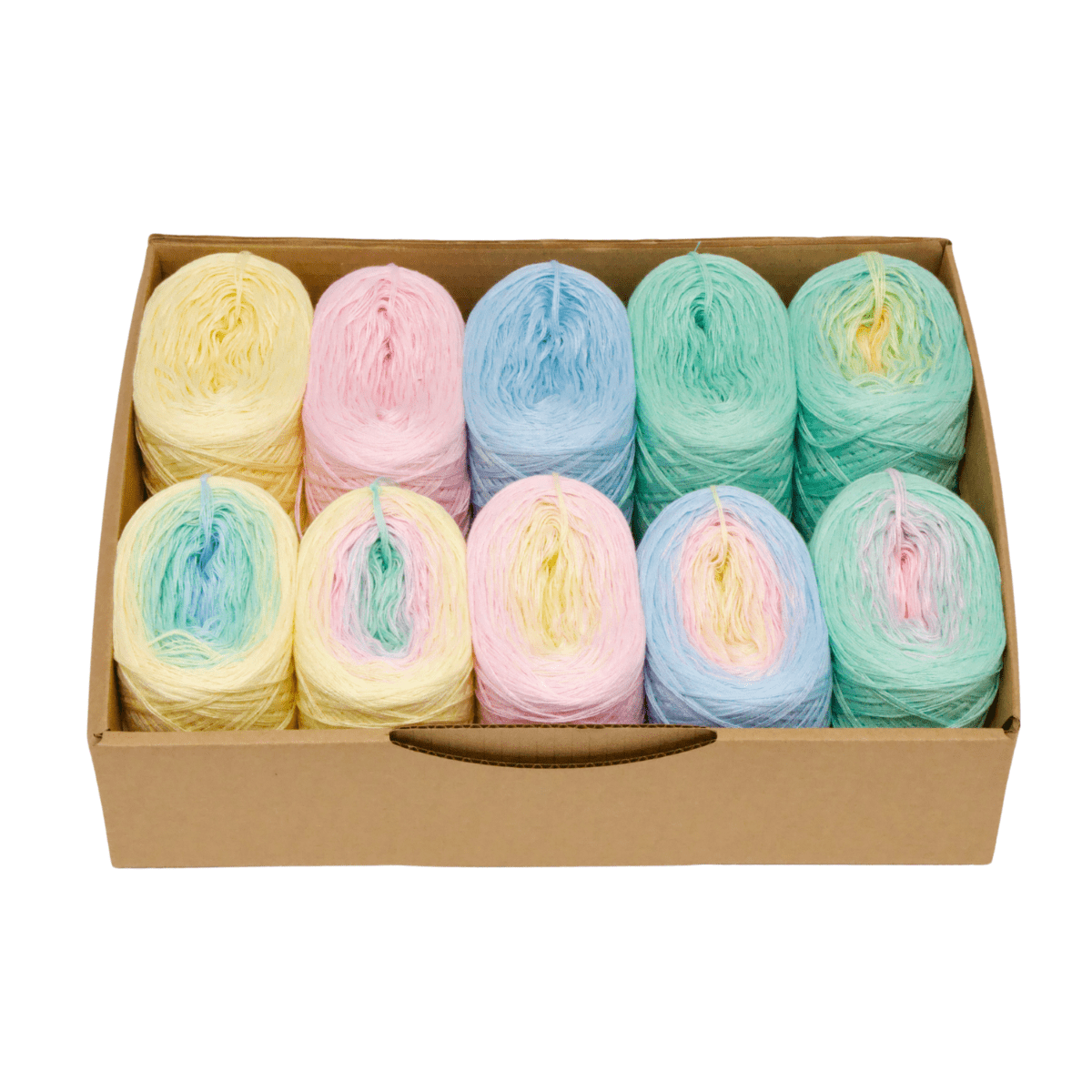 Bobbel Kombi Boxen - Bobbel Wolle und Farbverlaufsgarn von Chiemseegarn