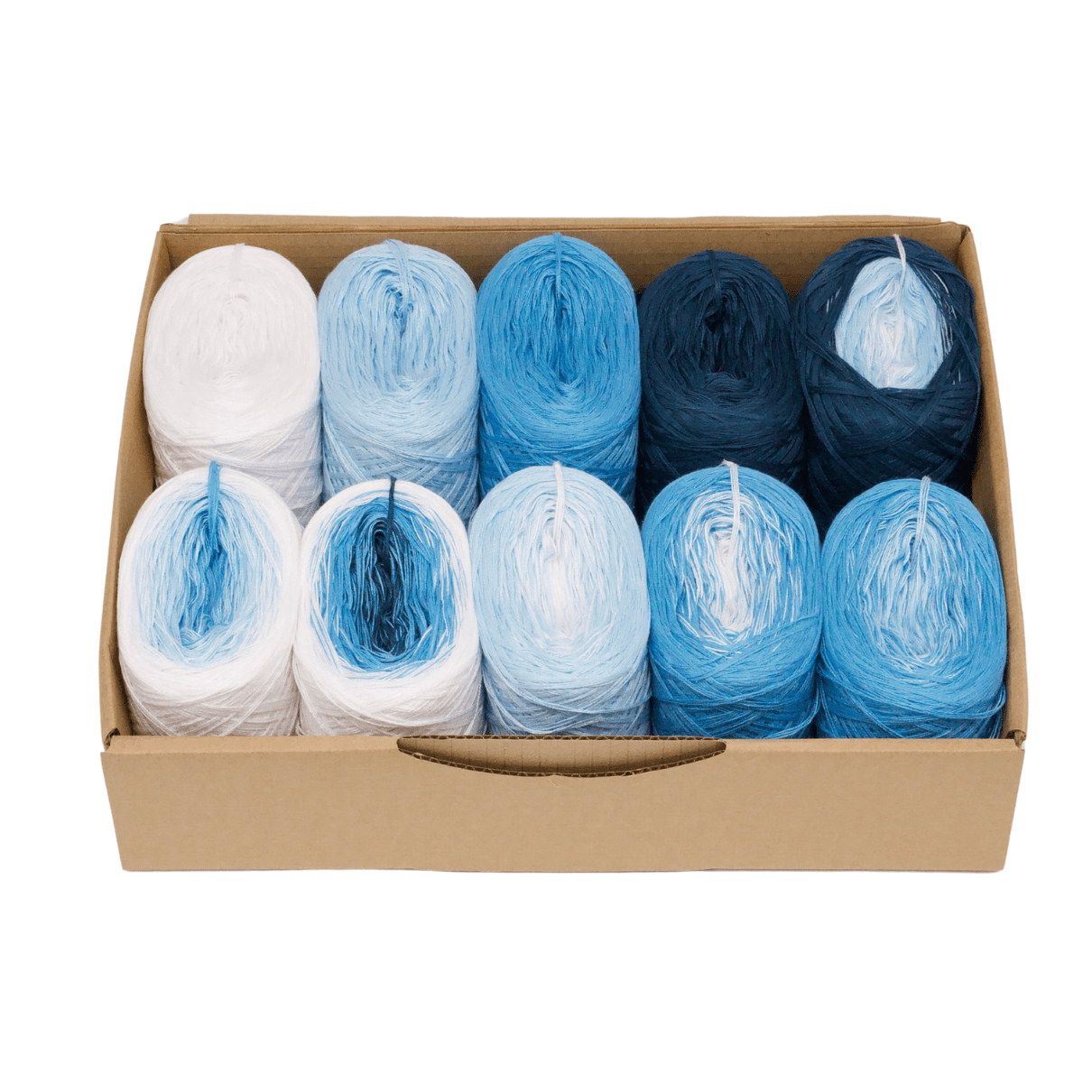 Bobbel Kombi Boxen - Bobbel Wolle und Farbverlaufsgarn von Chiemseegarn