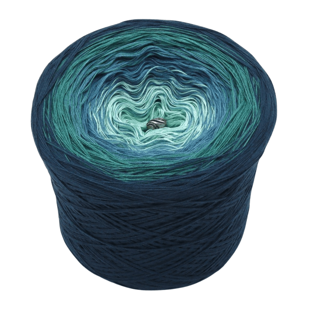 Bosporus - Bobbel Wolle und Farbverlaufsgarn von Chiemseegarn